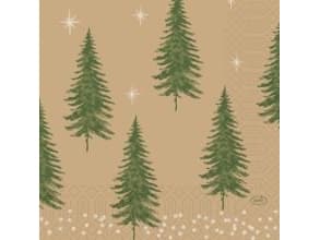 Servett Duni 3-lagers 33x33cm FSC Humble Trees, 50 st/pk