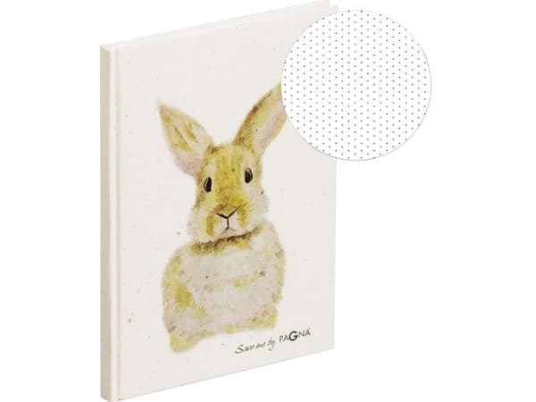 PAGNA Hare-muistikirja DIN A5 pisteverkko beige