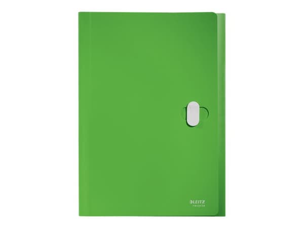Leitz Recycle - Utvidbar mappe - 5 rom - 5 deler - fortrykt: 1-5 - for A4 (210 x 297 mm) - kapasitet: 250 ark - med fliker - grønn
