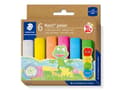Miniatyrbilde 1 av 5: STAEDTLER Noris junior gatekritt, boks med 6 stk i maxi-format, firkantet, diameter: 20 mm, lite støv, - 1 stk (2365 C6)