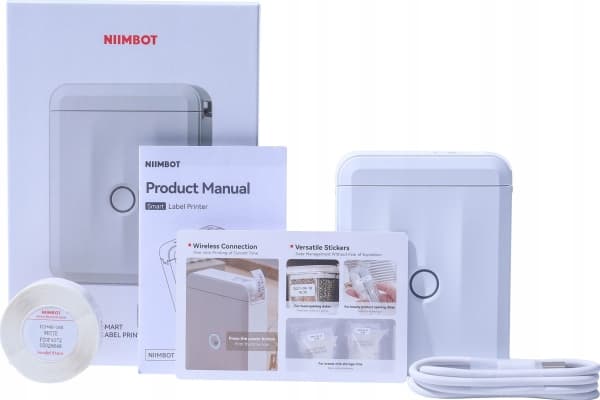 Niimbot D110M mobil etikettskrivare (vit)