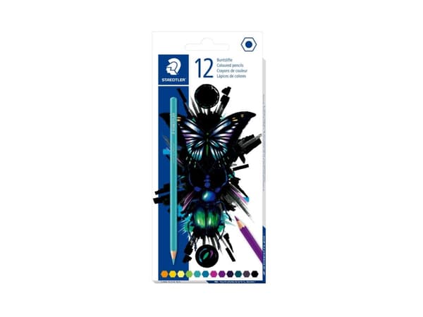 Staedtler 146 C12 E1, Blød, Flerfarvet, 12 stk