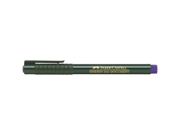 Faber-Castell FINEPEN 1511 - Fineliner - blå - vannbasert blekk - 0.4 mm - fin