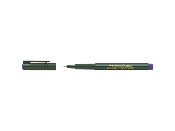 Faber-Castell FINEPEN 1511 - Fineliner - blå - vannbasert blekk - 0.4 mm - fin