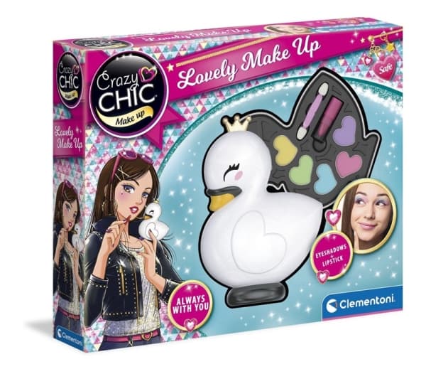 Clementoni Crazy Chic 18632, Sminkset för barn, 6 År, Multifärg