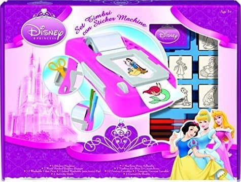 Multiprint Princess, Stämpelset för barn, 3 År, Giftfri, Multifärg