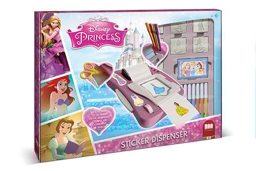 Multiprint Princess, Stämpelset för barn, 3 År, Giftfri, Multifärg