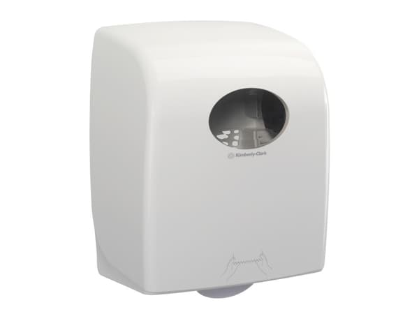 Dispenser, Kimberly-Clark Aquarius, 24,8x29,7x37,4cm, vit, plast