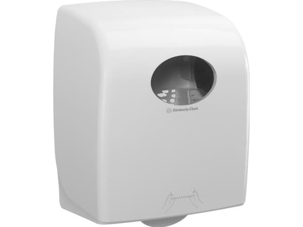 Dispenser, Kimberly-Clark Aquarius, 24,8x29,7x37,4cm, vit, plast