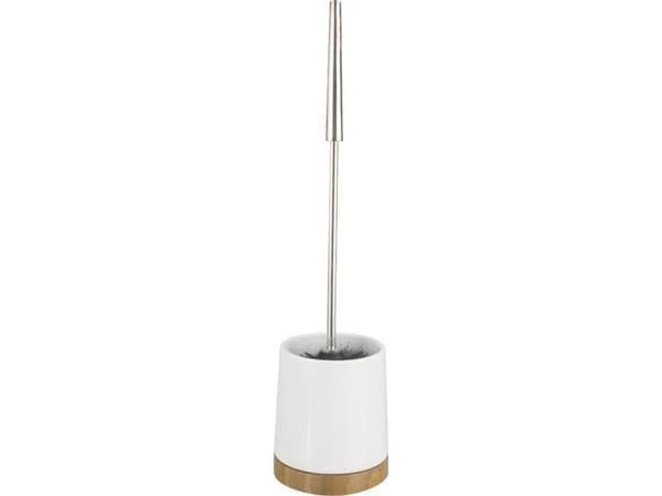 WENKO 17676100, Wc-harja & teline, Bamboo, Musta, Kromi, Valkoinen, Keraaminen, 110 mm, 110 mm, 440 mm