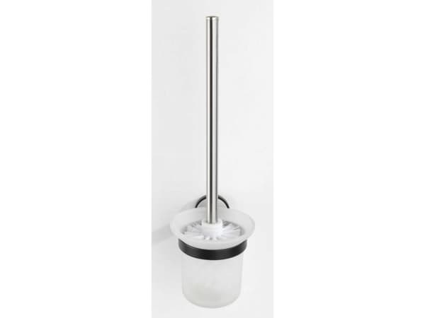 WENKO 25018100, Wc-harja & teline, Hopea, Ruostumaton teräs, Muovi, Moderni, 110 mm