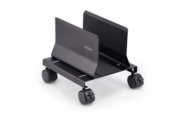 StarTech.com Computer Tower Cart Rolling CPU Caddy w/ Wheels, Adjustable - Vagn - för PC - stål - svart