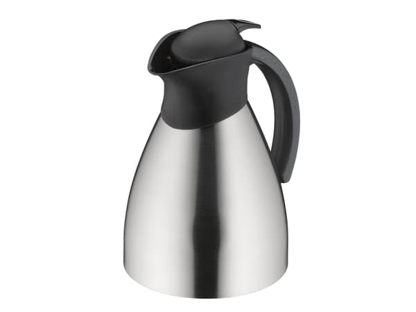 Alfi 0787205100, Karaff, 1 l, Svart, Rostfritt stål, Rostfritt stål, Rund, Bono