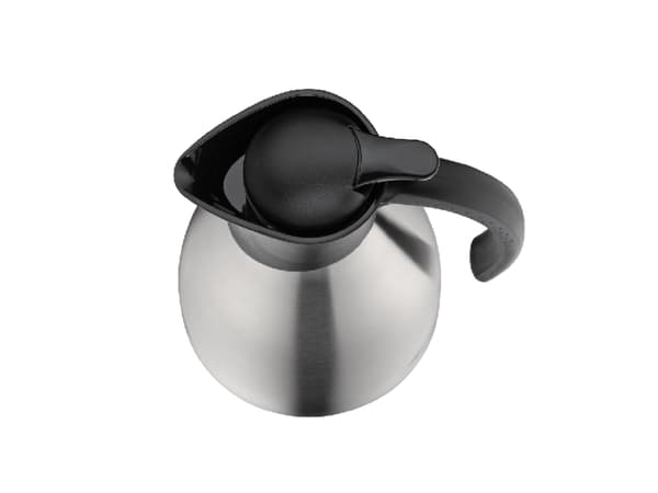 Alfi 0787205100, Karaff, 1 l, Svart, Rostfritt stål, Rostfritt stål, Rund, Bono