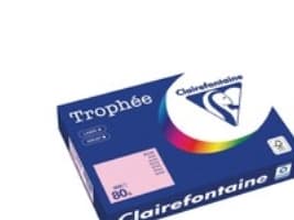 Värillinen paperi Trophée, A4, 80 g, vaaleanpunainen 1973, 500 arkin pakkaus
