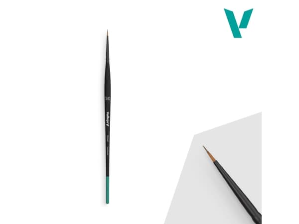 Vallejo B02030, Single brush, Round brush, Synthetic