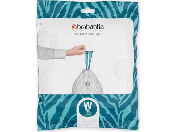 Brabantia 137846, 45 l, Hvit, Plast, China, 340 mm, 295 mm