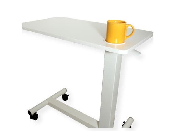 ROLINE 17.02.1549, Rett, Rektangulær form, Melamine, Metall, Plast, Hvit, 4 hjul