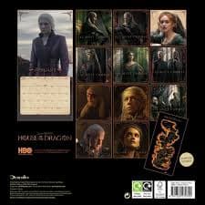House Of The Dragon  - 2025 Square Calendar