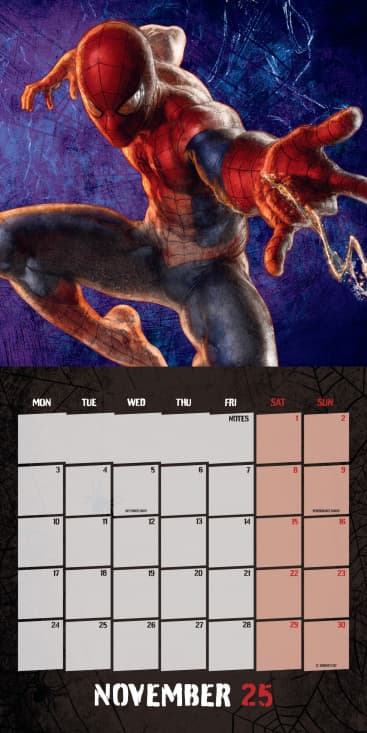 Spider-Man - 2025 Square Calendar