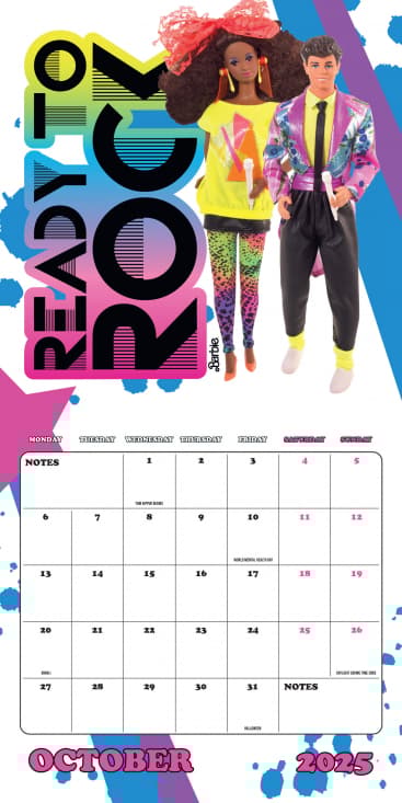 Barbie - 2025 Square Calendar