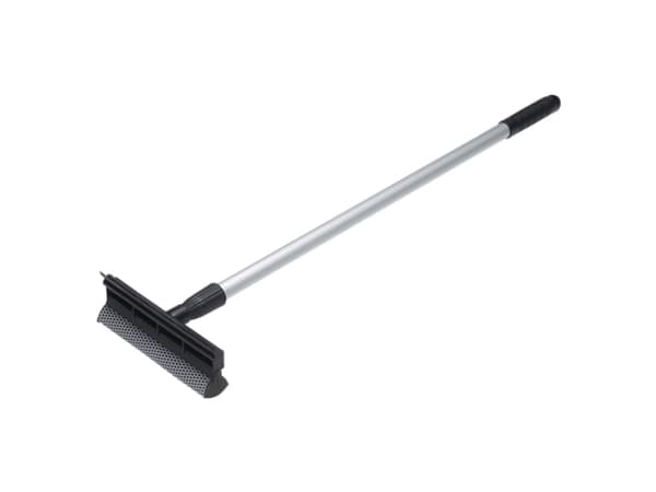 Vikan Forrudeskraber med svamp & teleskopskaft 710mm sort