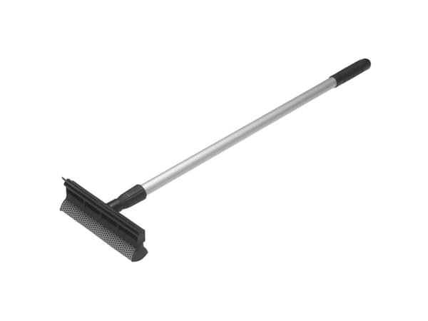 Vikan Forrudeskraber med svamp & teleskopskaft 710mm sort