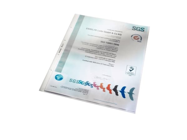 Leitz 47020000, 420 x 300 (A3 album), Gjennomsiktig, Polypropylen (PP), Landskap, 320 mm, 1 mm