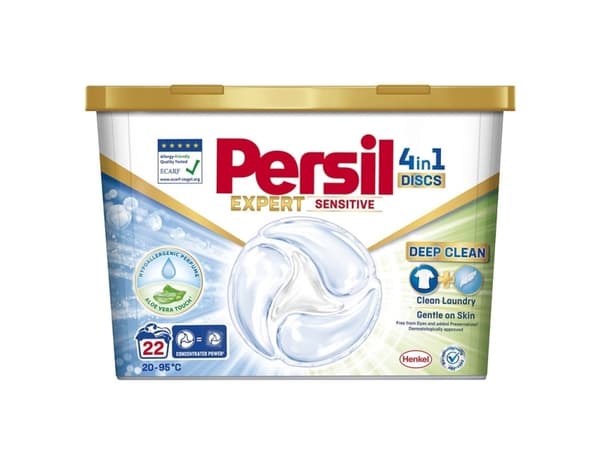 Caps Wash Persil Discs Sensitive 22Pce