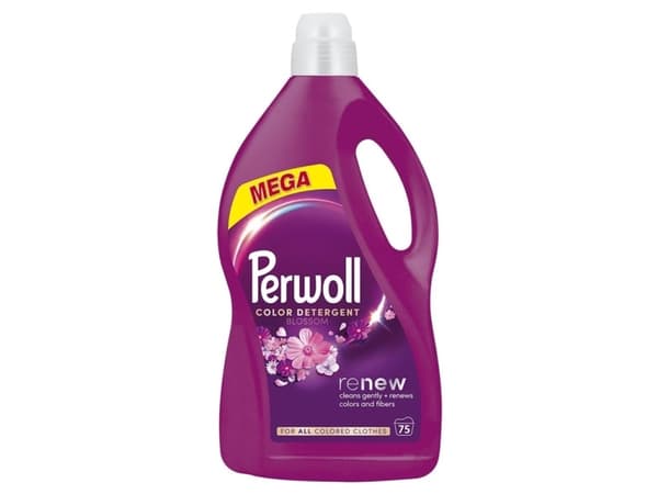 Vaskemiddel Liq Perwoll Blossom 75W 3,75L