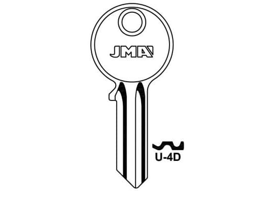 Jma Blank Key Unl4(U-4D) Universal