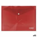 Miniatyrbillede 2 af 3: Document Holder Ingraf Plastic Red Clasp A4 (10Units)