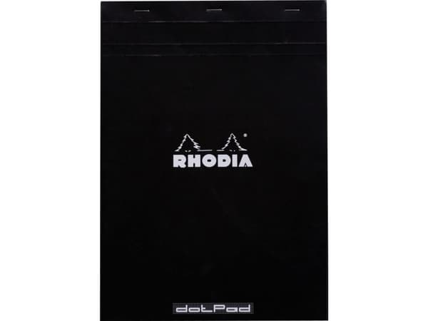 Rhodia Dot Pad A4 - 80 microperforated sheets - 80gram (not punched - cardboard backed) - Rhodia 18559C