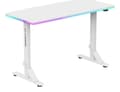 Miniatyrbild 5 av 5: Ultradesk IRON, Rak, Rektangulär form, Spela, Mätt, Vit, T-ben