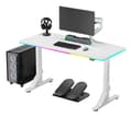 Miniatyrbild 1 av 5: Ultradesk IRON, Rak, Rektangulär form, Spela, Mätt, Vit, T-ben