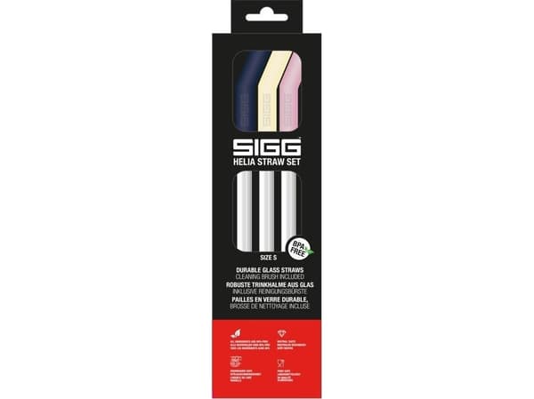 SIGG 6026.60, Multifärg, Borosilikatglas, 3 styck, Låda