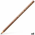 Miniatyrbillede 1 af 2: Colouring pencils Faber-Castell Polychromos Brown 6 Pieces