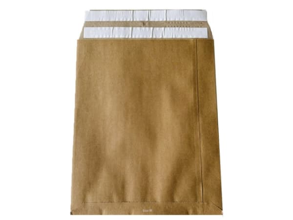 Paperinen sähköisen kaupankäynnin kassi tiivistettynä 340x420x80mm - (200 kpl)