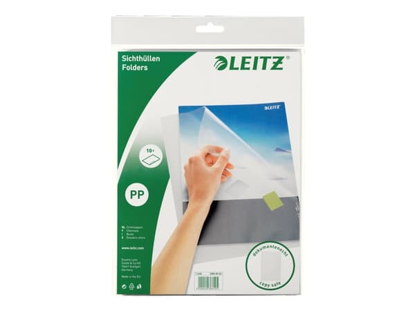 Leitz Standard - L-formet mappe - for A4 (210 x 297 mm) - fargeløs (en pakke 10)