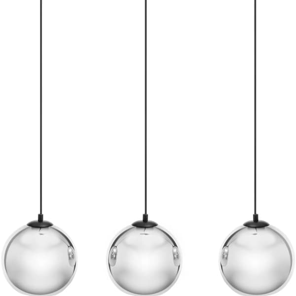 Moderne 3-punkts E27 loftslampe - glaskugler