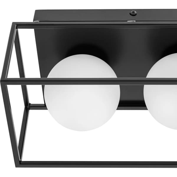 Moderne 3-punkts E9 loftslampe - glaskugler i ramme