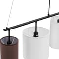 Miniatyrbillede 3 af 6: Moderne 4-punkts E14 loftslampe - hvid og brun