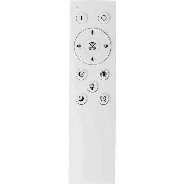 Moderne LED loftslampe med fjernbetjening - 4 hvide cirkler