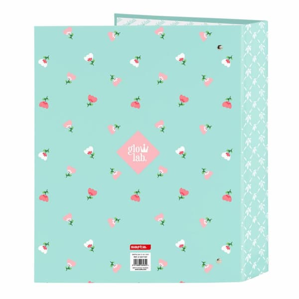 Ring binder Glow Lab Pepa Green A4 (27 x 33 x 6 cm)
