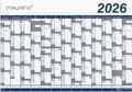 Miniatyrbild 4 av 4: Kæmpekalender 1x13 måneder PP-plast 2026 - leveres i paprør