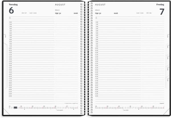 Calendar, Mayland, TIME year: 2025, blå, æske a 20 stk, FSC Mix Credit