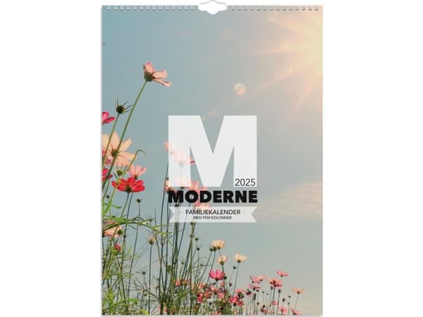 Familiekalender Moderne A3 2025