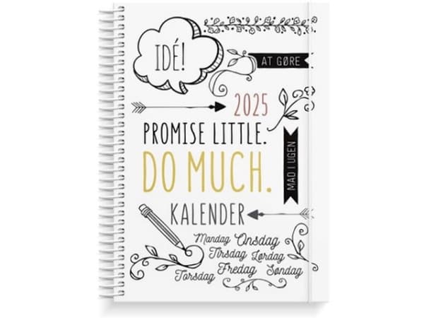 Doodle I A5 ugekalender 2025