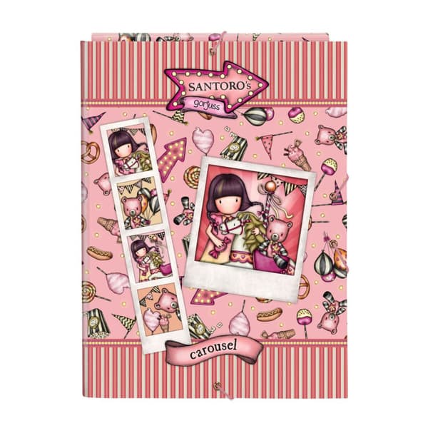 Gorjuss Carousel Salmon Folder