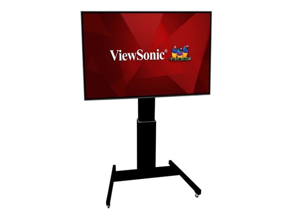 ViewSonic VB-CNM-001 - Vogn - motorisert - for interaktiv flatpanel - plastikk, stål, aluminiumslegering - skjermstørrelse: 42"-100" - monteringsgren
